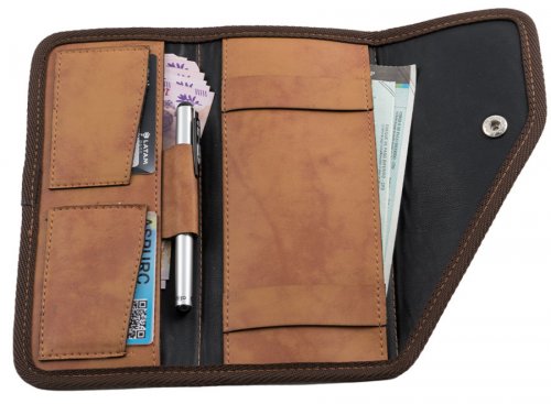 Porta Documentos de Cuero - PDC101 (Medidas)