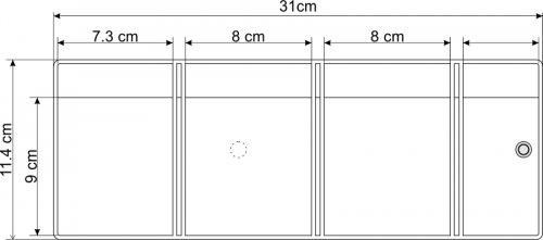 Porta Documentos de Folia - PME008 (Medidas)