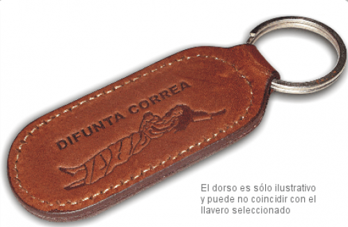 Llaveros de cuero Exclusivos - LEX504 (Dorso)