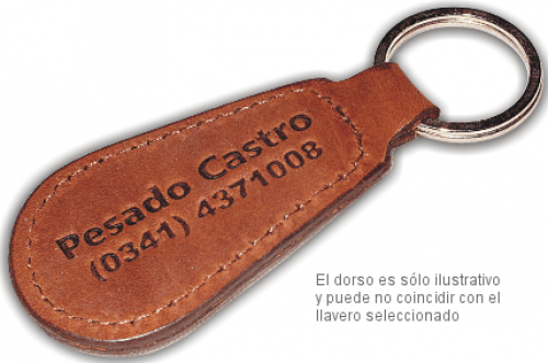 Llaveros de cuero Exclusivos - LEX507 (Dorso)