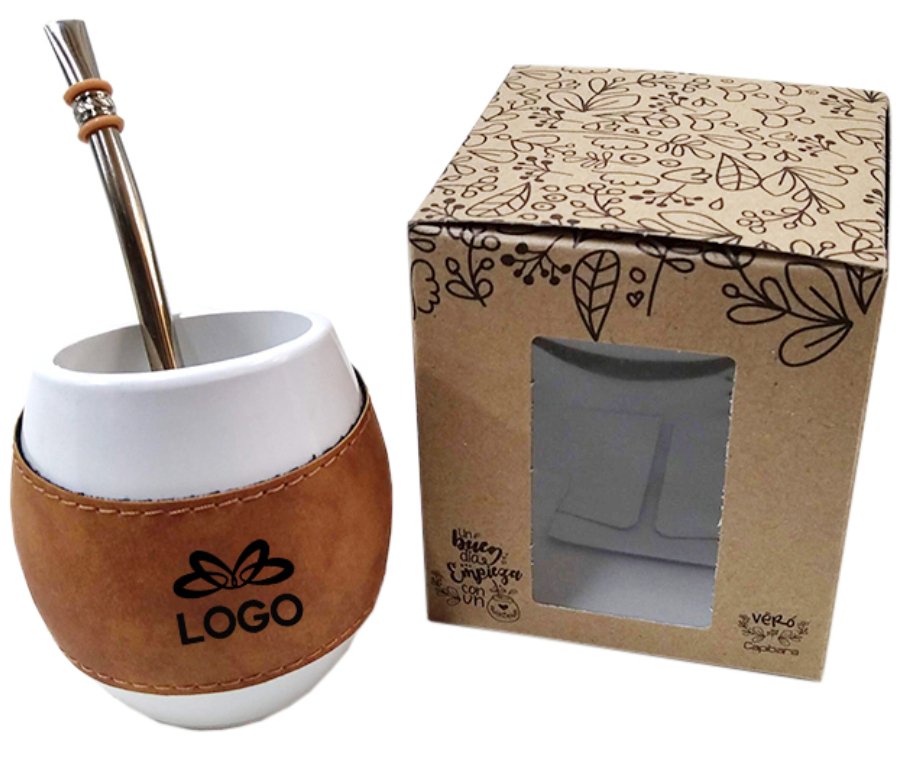 Mate de acrílico forrado personalizado (EMT107) - Fianchini