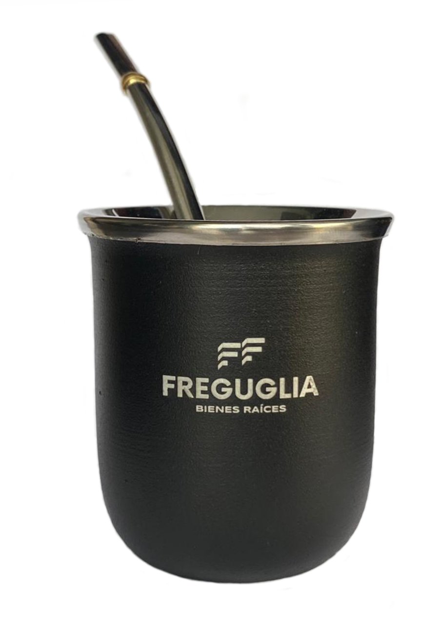 Mate térmico de acero inoxidable pintado personalizado (EMT111) - Fianchini