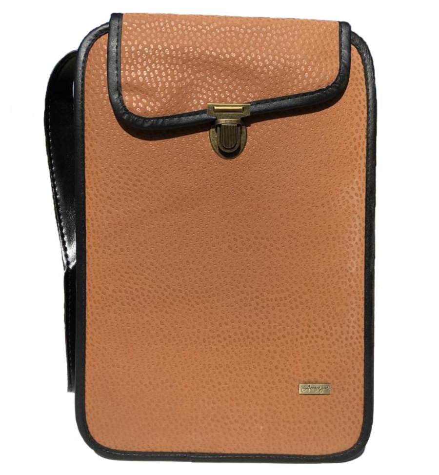 Bolso matero cuero ecologico simil carpincho rigido personalizado EMT208 Fianchini