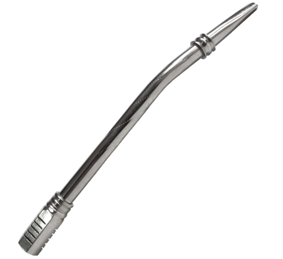 Bombilla de bronce Niquelada base exagonal desarmable (EMT407) - Fianchini