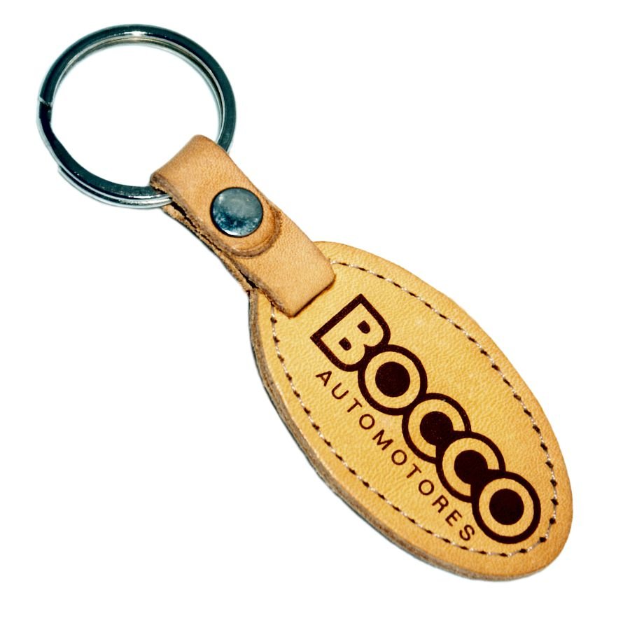 Llaveros de cuero grabado a laser personalizados (LCL002) - Fianchini