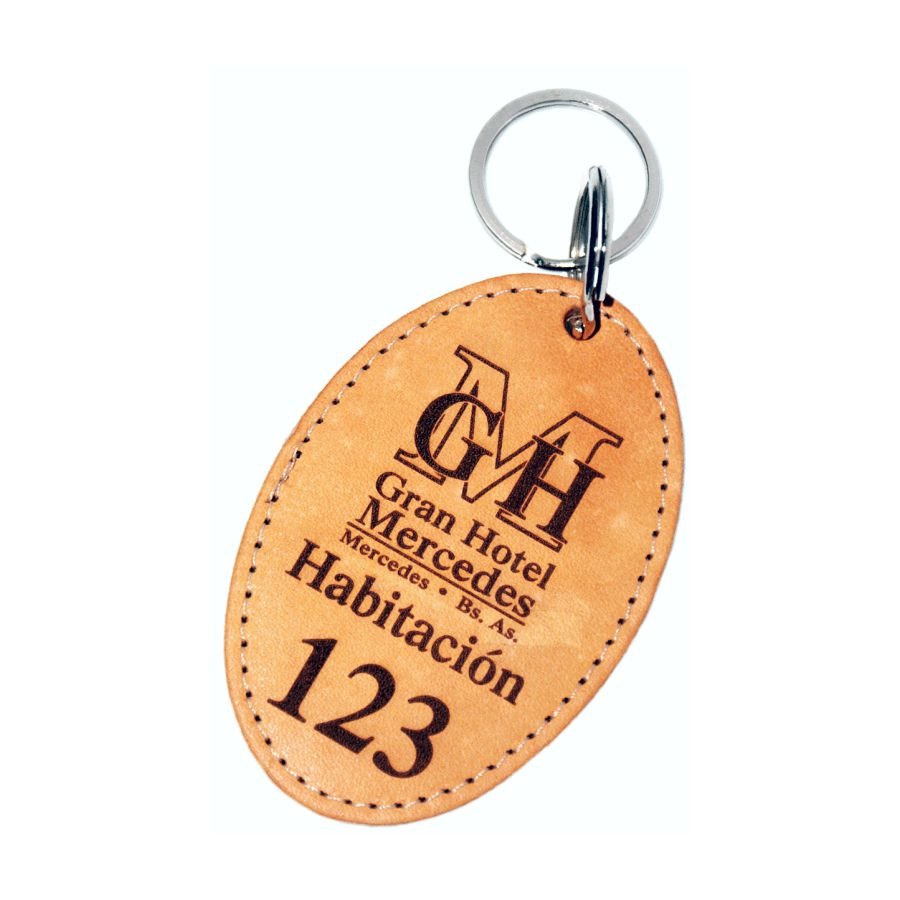 Llaveros de cuero grabado a laser personalizados (LCL005) - Fianchini