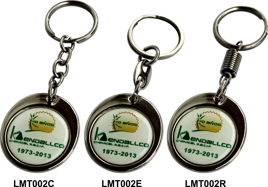 Llaveros de metal exclusivos personalizados (LMT002C) - Fianchini