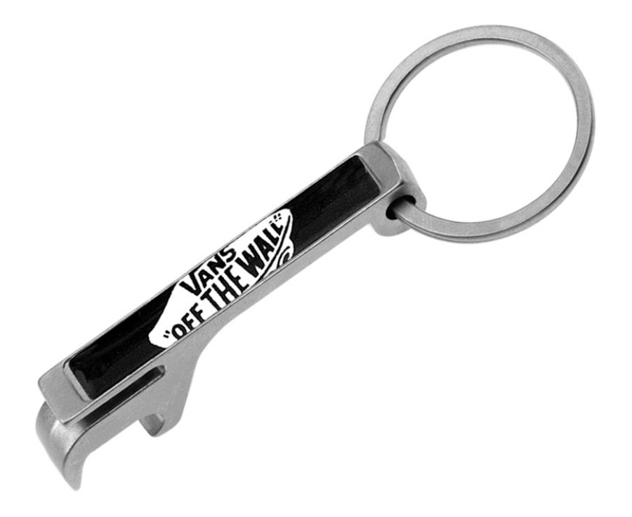 Llavero destapador de metal niquelado personalizado (LMT009) - Fianchini