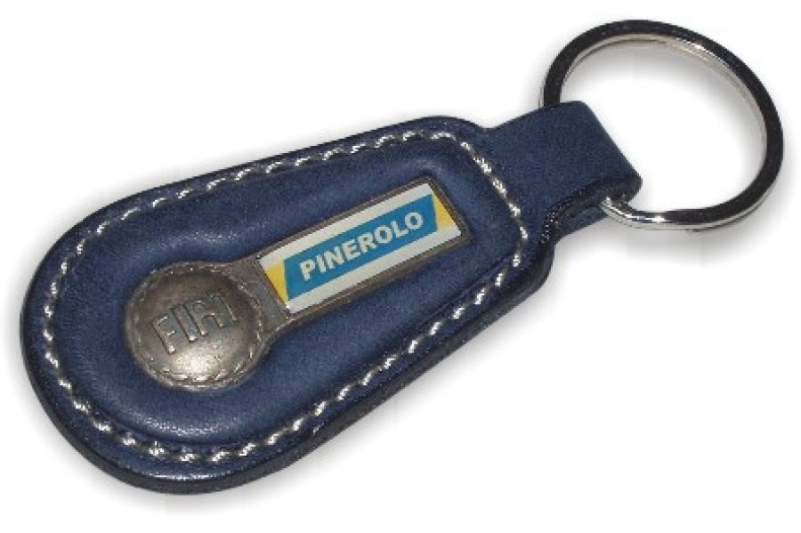 Llaveros de cuero placa metálica personalizados (LPM401) - Fianchini
