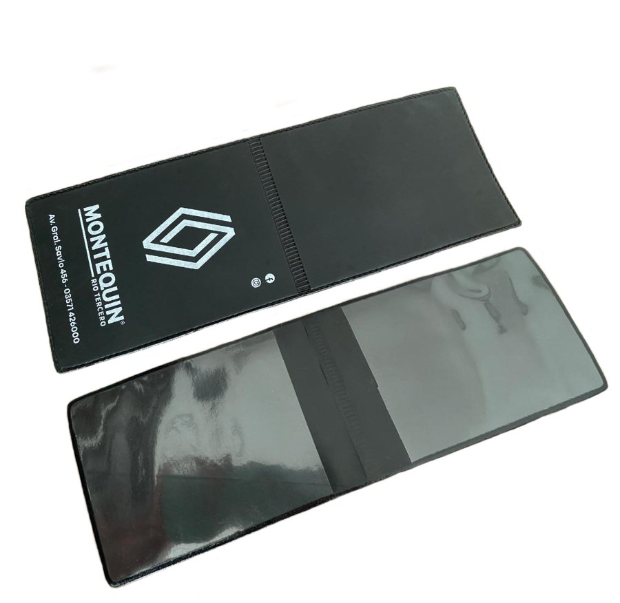 Porta cédulas de folia PVC tipo libro sin relleno personalizado (PME010) - Fianchini