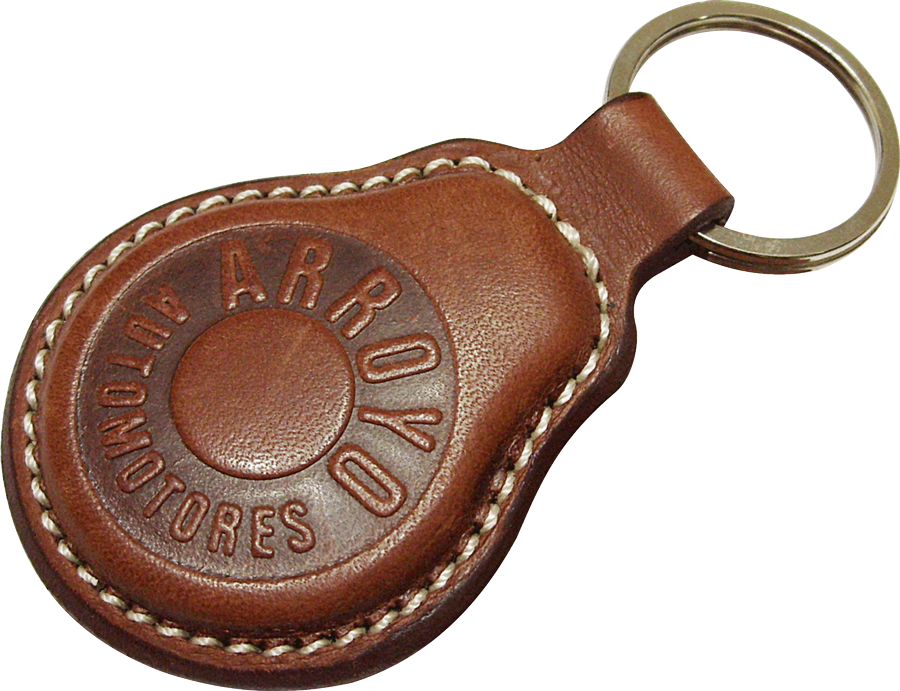 Llaveros de cuero grabados personalizados (LES104) - Fianchini