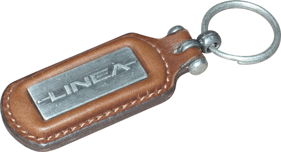  Llaveros de cuero exclusivos personalizados (LEX503) - Fianchini