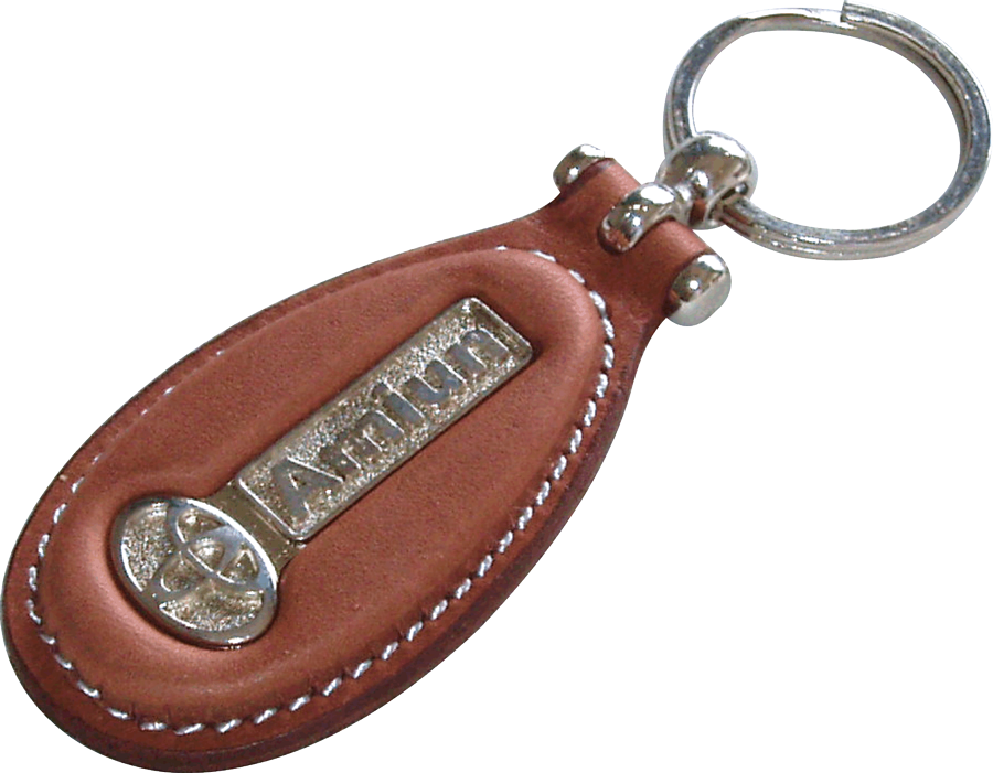 Llaveros de cuero exclusivos personalizados (LEX504) - Fianchini