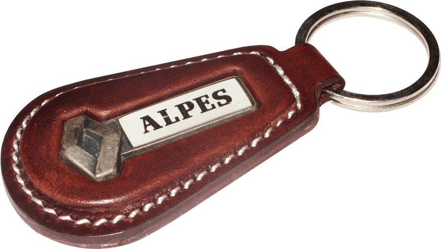 Llaveros de cuero placa metálica colgante personalizados (LPC303) - Fianchini