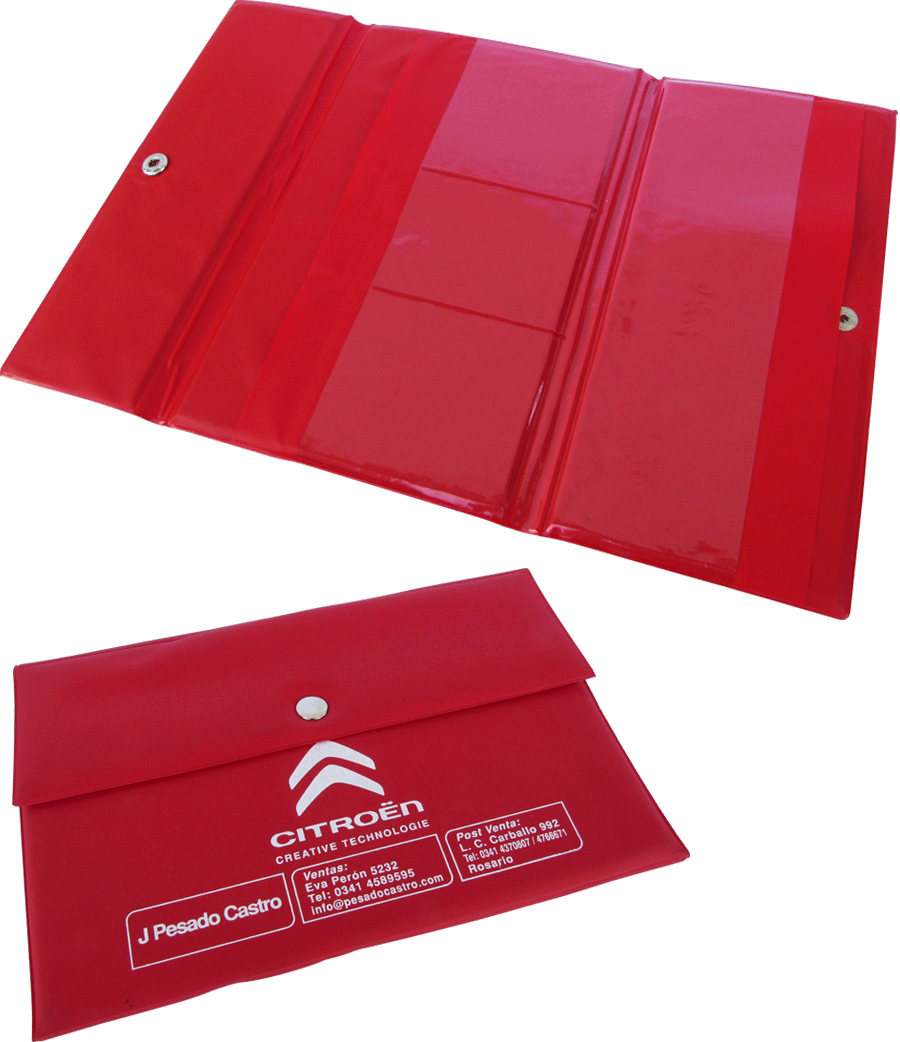 Porta documento en folia PVC Personalizados (PME003A) - Fianchini