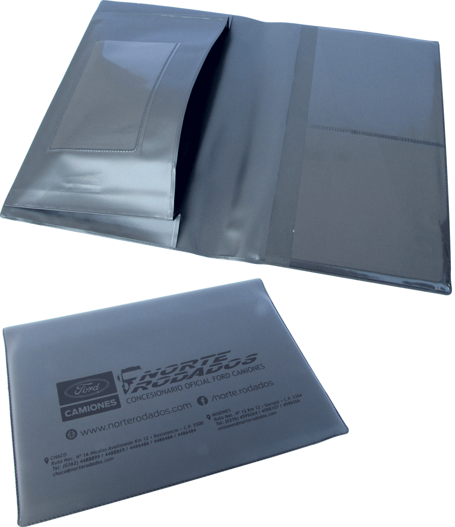  Porta documento en folia PVC Personalizados (PME004) - Fianchini